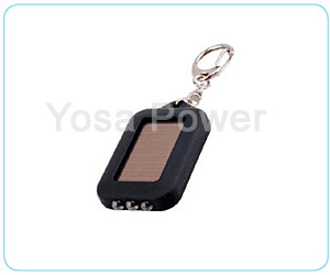 3LED plastic sunlight keychain torch