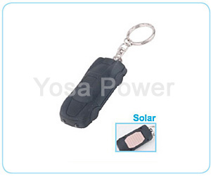 2+2LED mini plastic car shape keychain torch