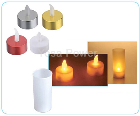 LED Colored candle lamp