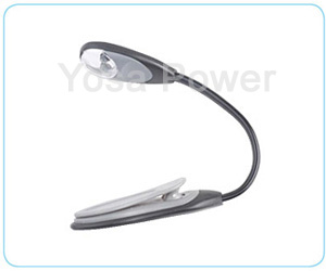 LED 3*AG13 flexible plastic book reading light