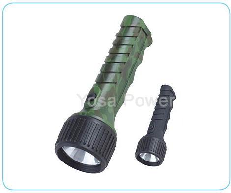 7 LED Powerful camouflage plastic flashlight  