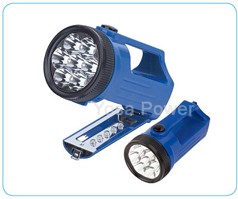 7+5LED 3*AA Plastic fishing flashlight