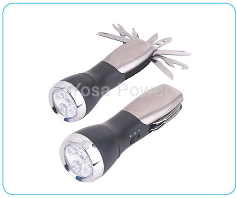 4+1 led 3* AAA multi-tools work flashlight