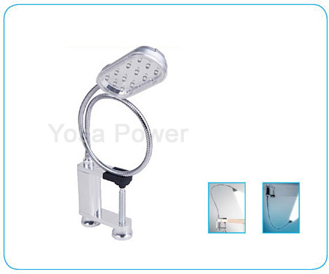 12LED 3*AAA iron BBQ flexible work light
