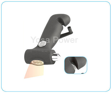3LED Dynamo Car Emergency Flashlight