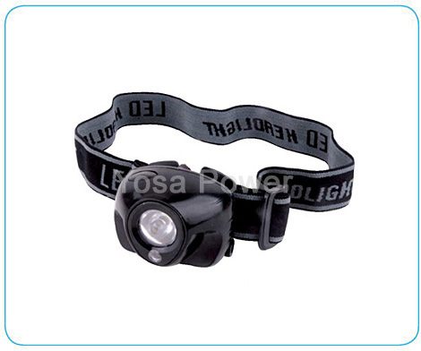 1W +1 RED LED plastic working head light