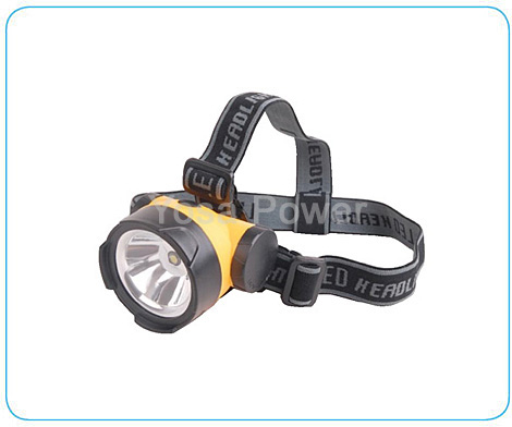 1W 3*AAA rechargeable plastic fishing head torch