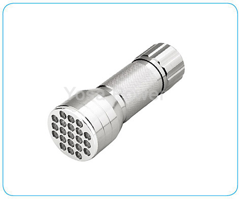 3*AA 21 super bright LED aluminium spotlight