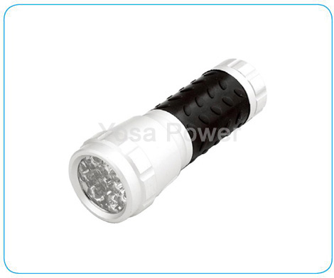 3*AAA 14 LED aluminium Torch with rubber handle