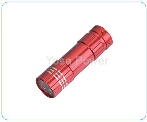 9 super bright LED aluminium LED Torch with any color
