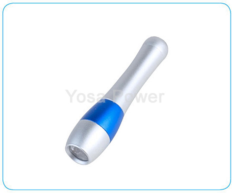 Promotional 3 LED bowling aluminum flashlight