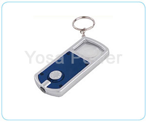 2*CR1220 keychain plastic small LED flashlight